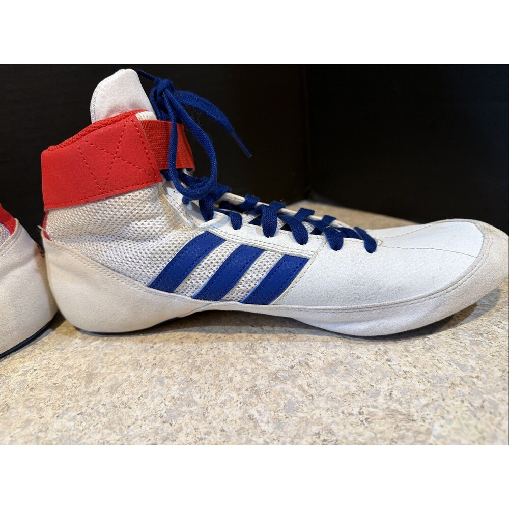 Adidas HVC BD7129 Mens 10 1/2 Wrestling Shoe Hi-Top Lace Up Boxing MMA Training - Picture 3 of 7